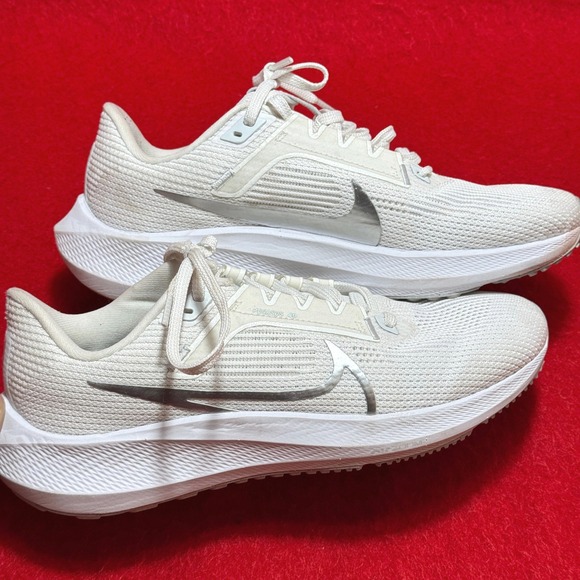 Nike Shoes - Nike Air Zoom Pegasus Shoes Women's 9 White Silver 40DV3854-101 Running Sneakers